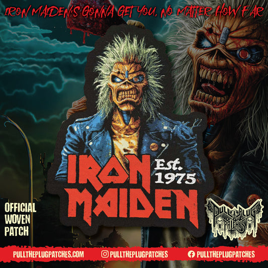 Iron Maiden - Est. 1975 - Oversize Patch