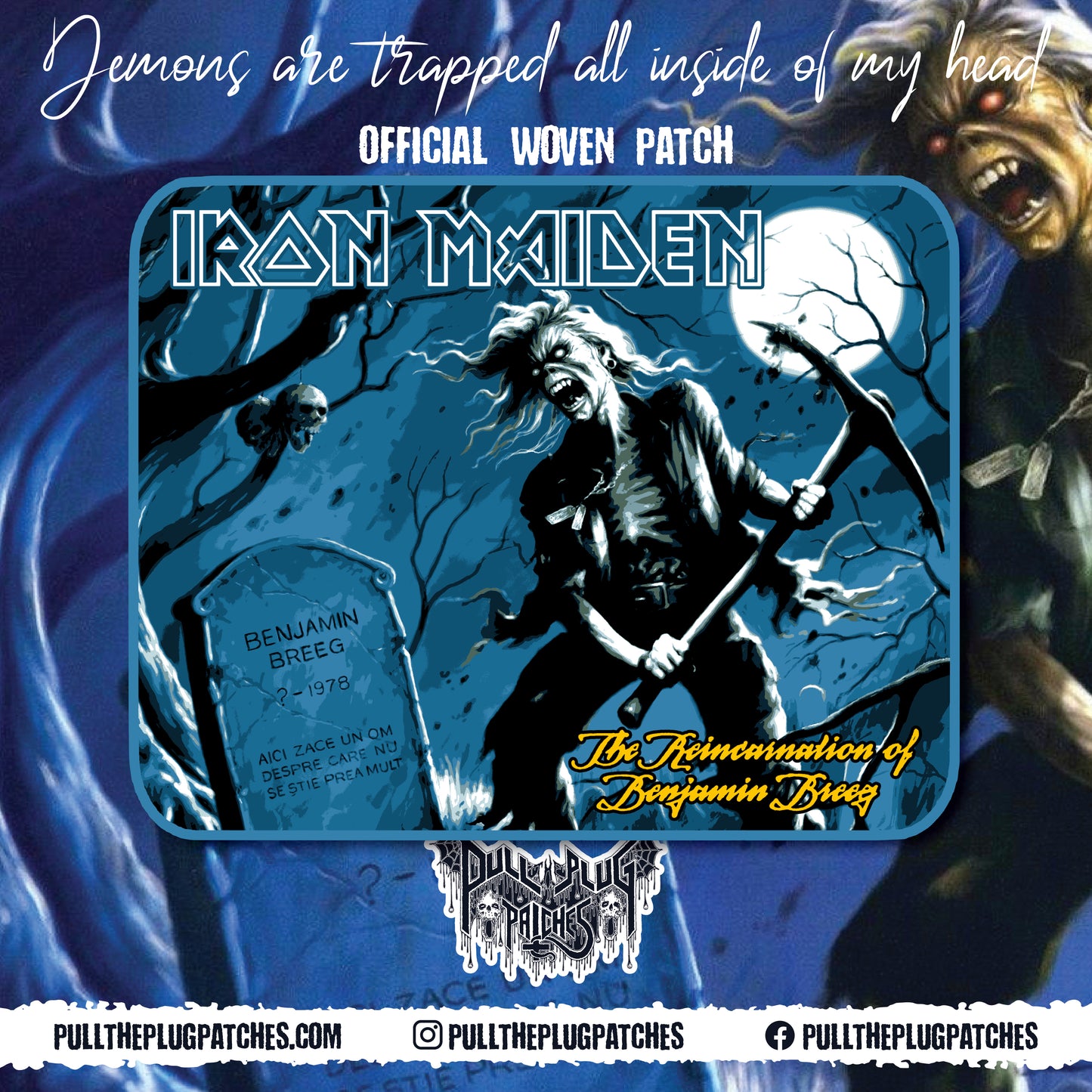 Iron Maiden - The Reincarnation of Benjamin Breeg - Patch