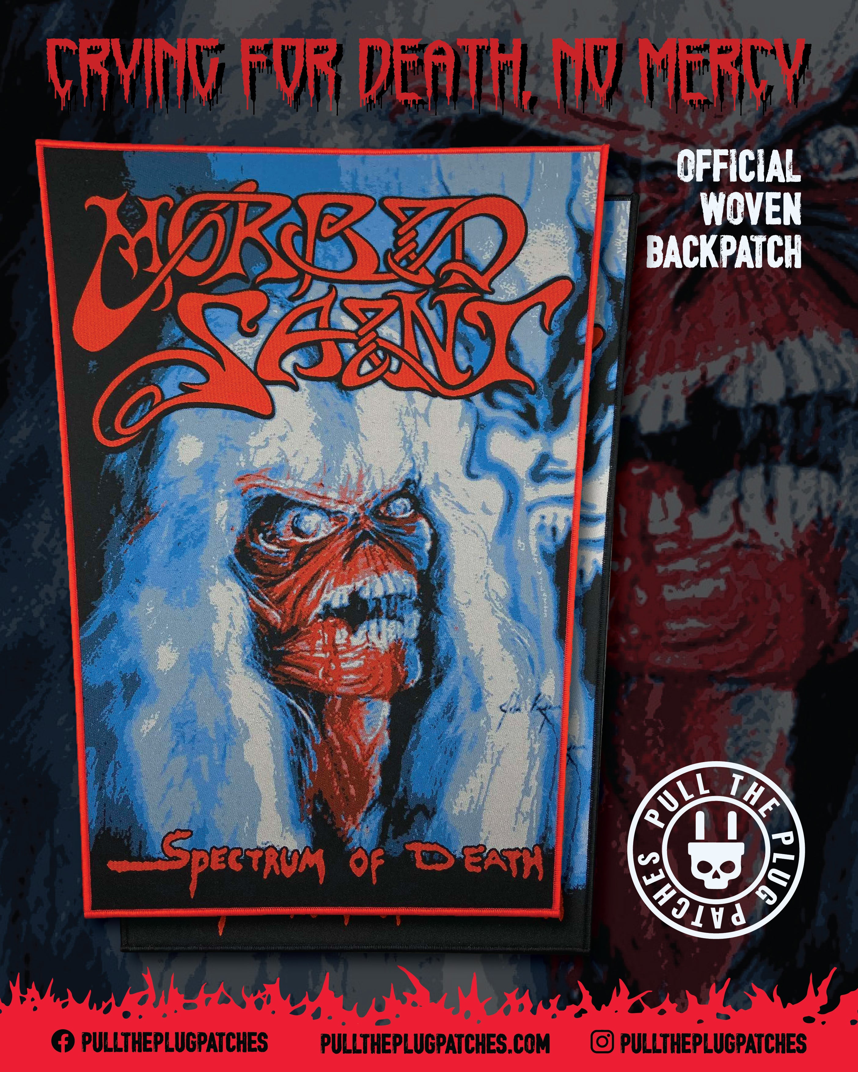 Morbid Saint - Spectrum Of Death - Backpatch – Pull The Plug