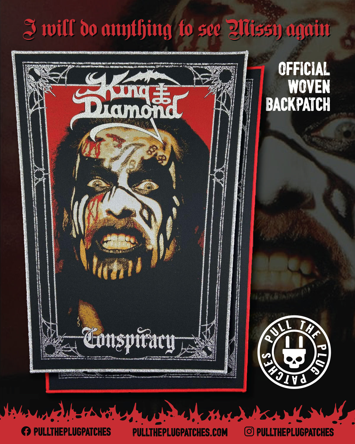 King Diamond - Conspiracy - Backpatch