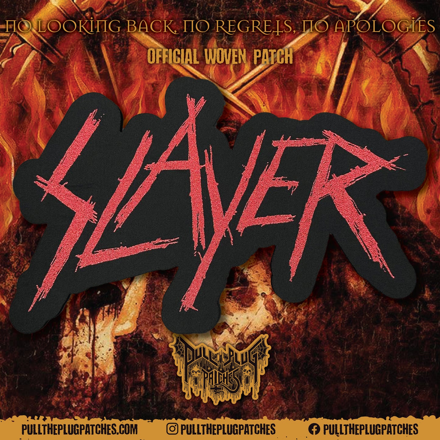 Slayer - New School Logo - Oversize Patch