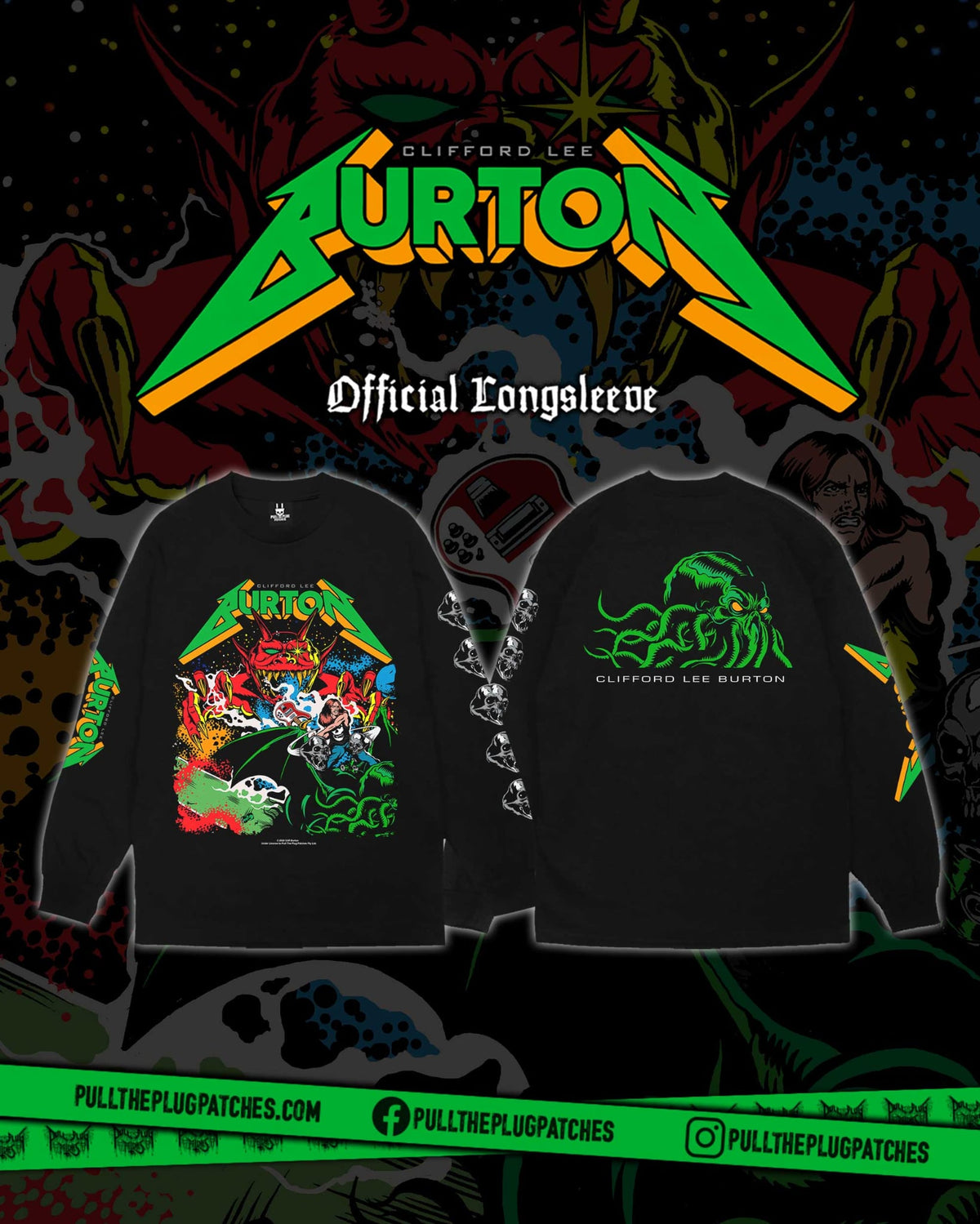 Cliff Burton - Legacy - Longsleeve Shirt (Limited Edition)