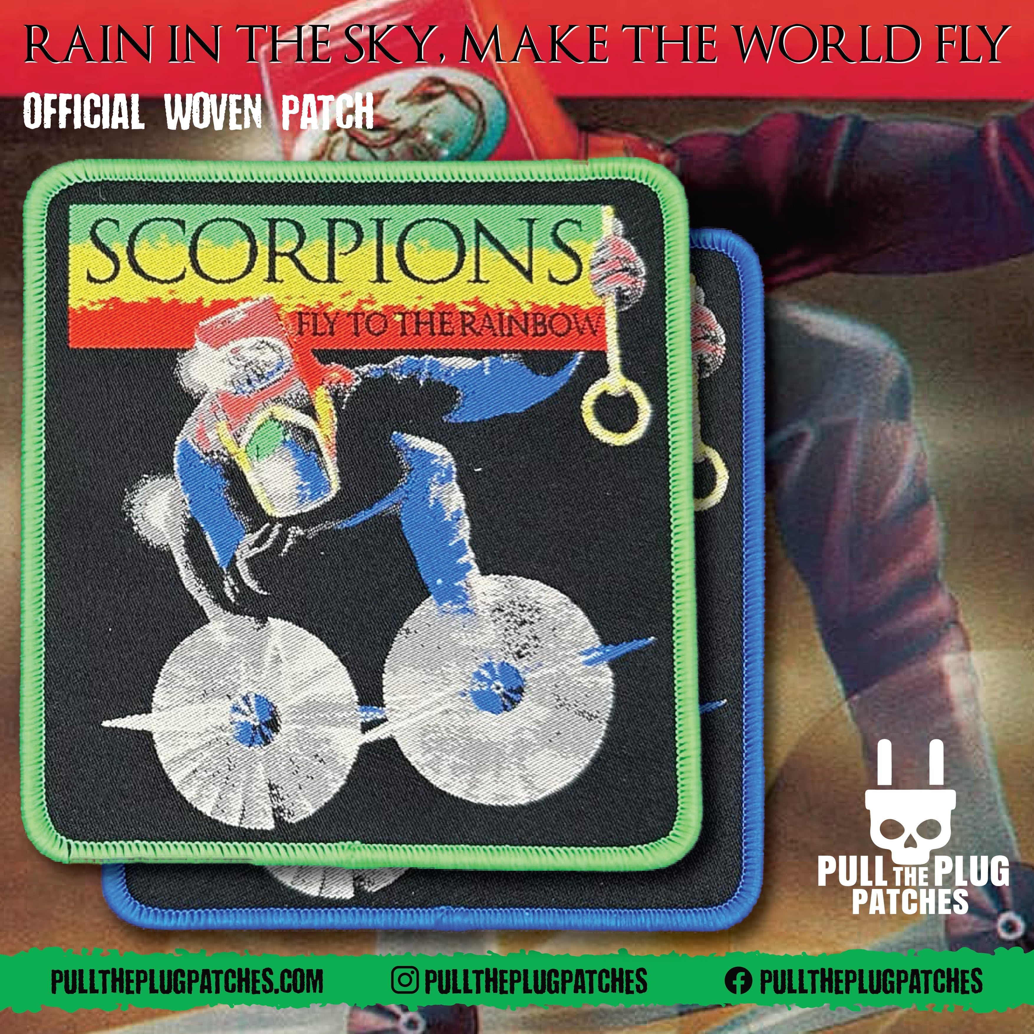 Scorpions - Fly To The Rainbow - Patch – Pull The Plug