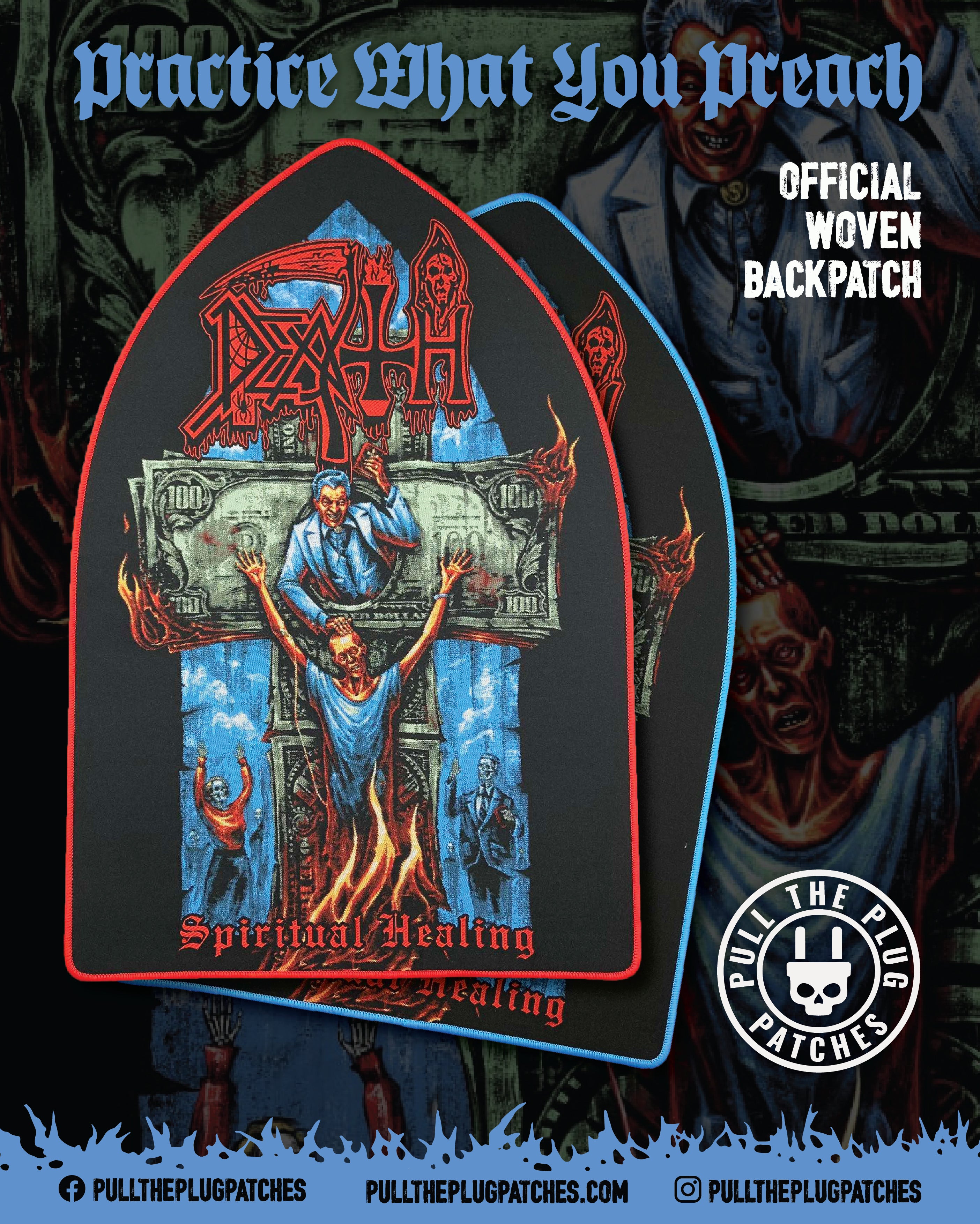 Death - Spiritual Healing x Exclusive Noah Cutter Meihoff Art