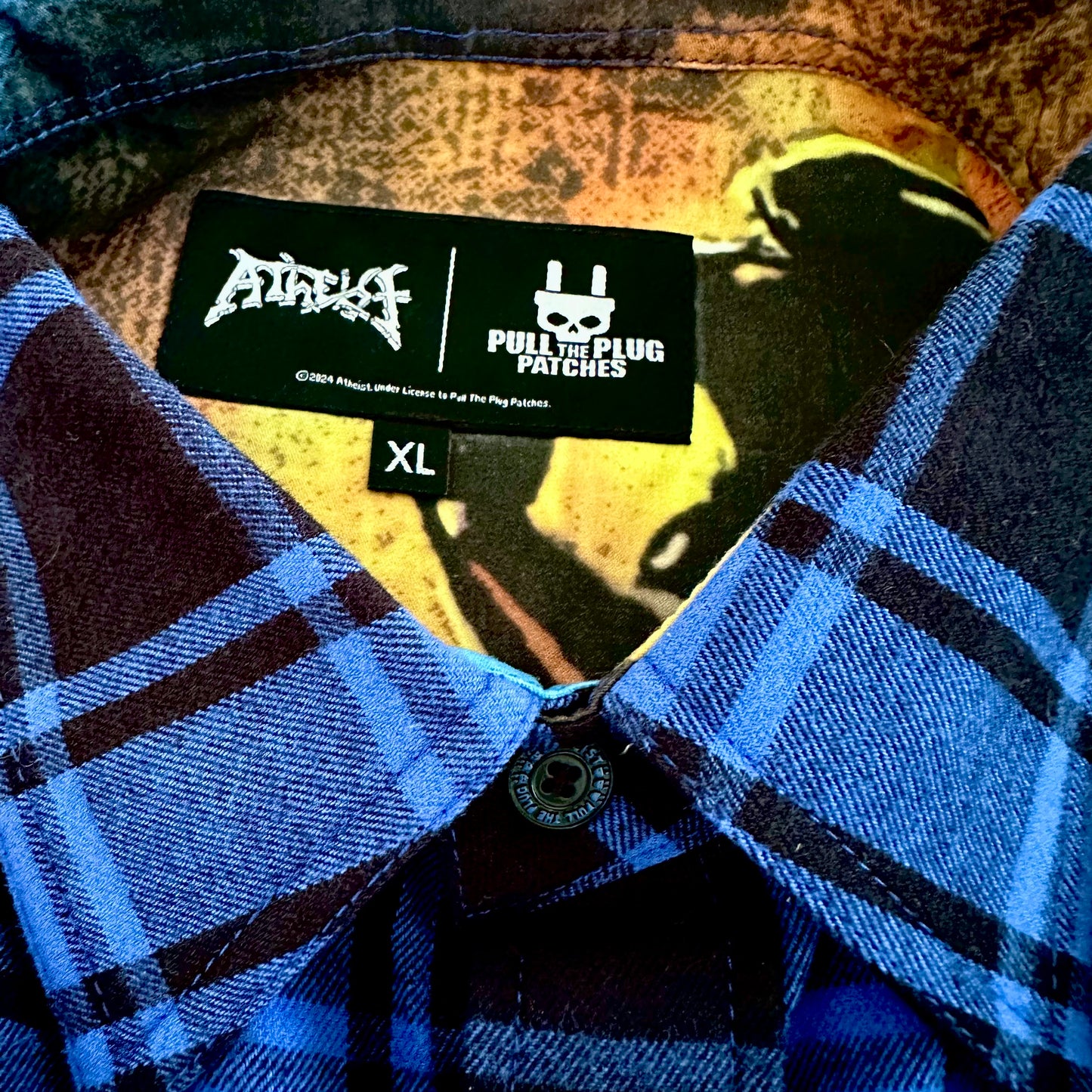 Atheist - Unquestionable Presence - Flannel Shirt