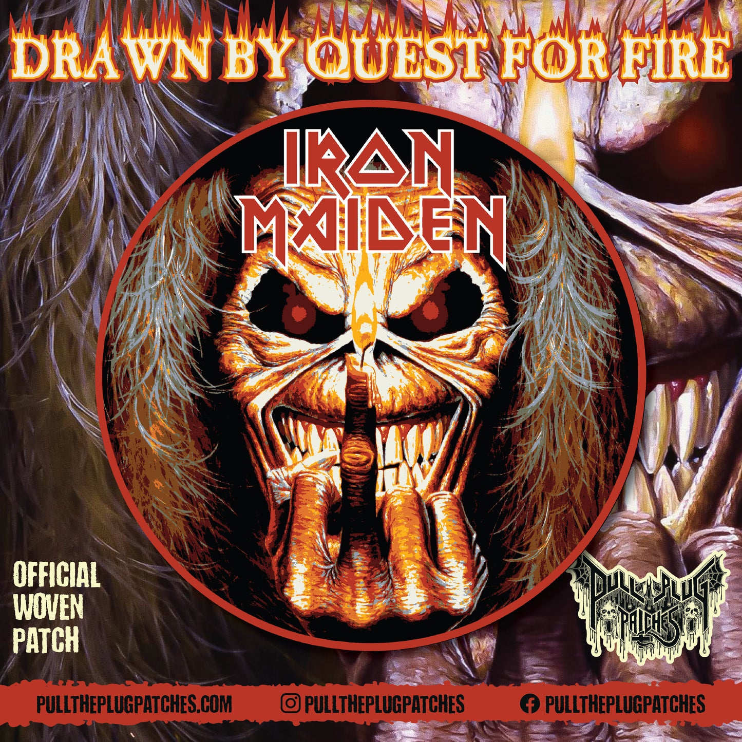 Iron Maiden - Quest For Fire - Patch