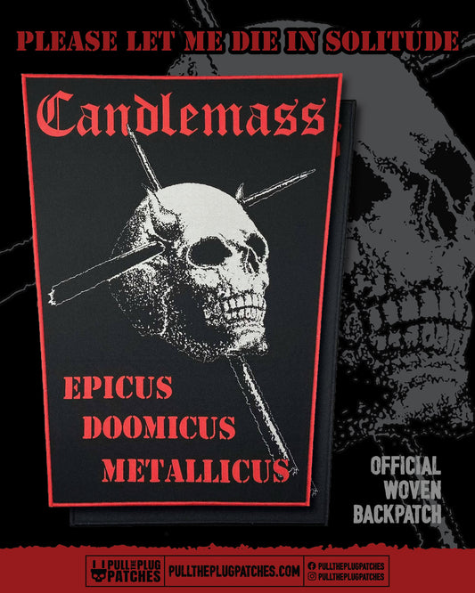 Candlemass - Epicus Doomicus Metallicus - Backpatch