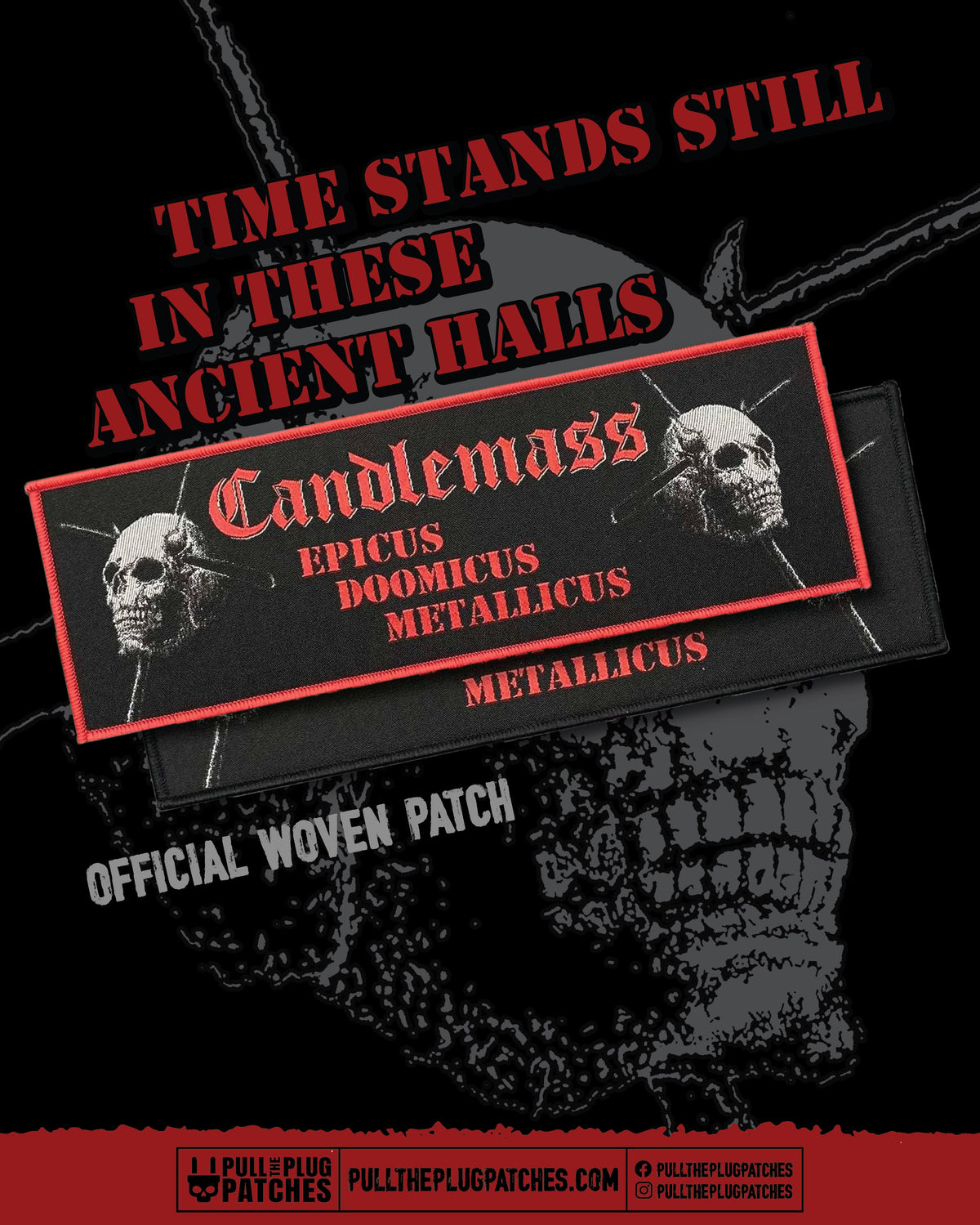 Candlemass - Epicus Doomicus Metallicus - Strip Patch