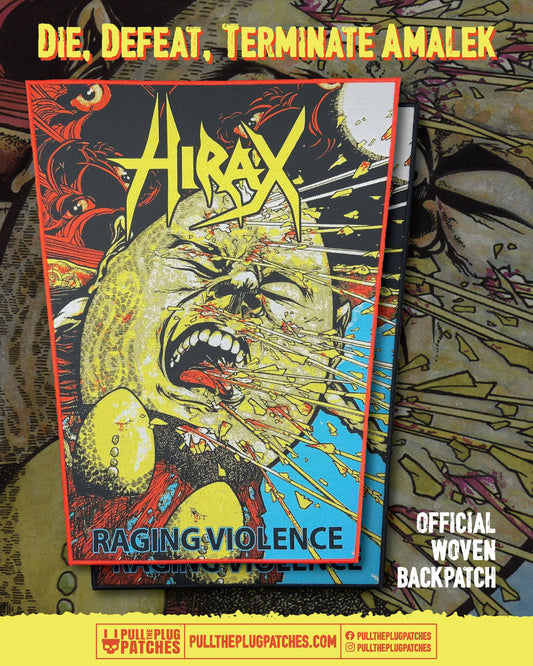 Hirax - Raging Violence - Backpatch