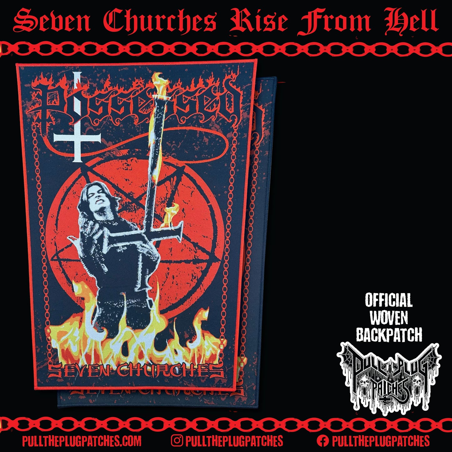 Possessed - Seven Churches - Backpatch