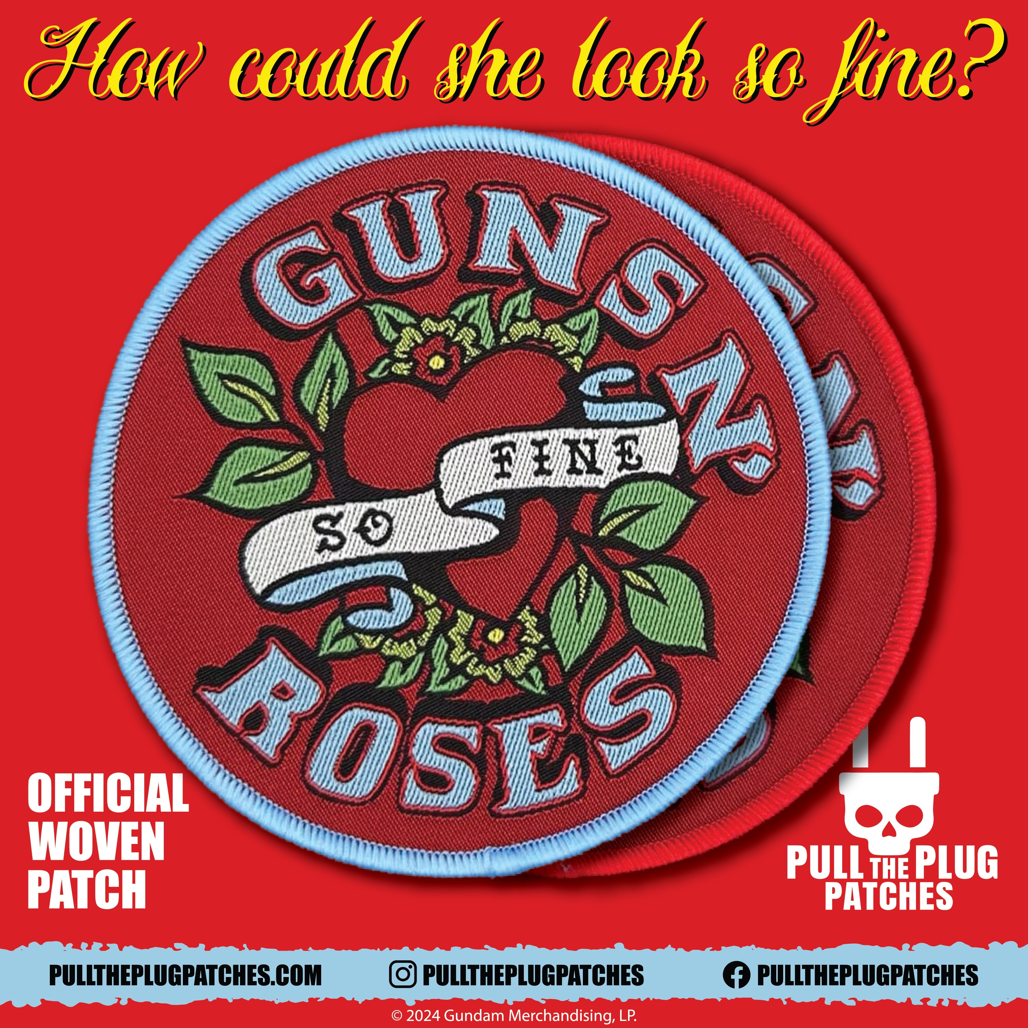 Guns N Roses - So Fine - Patch – Pull The Plug