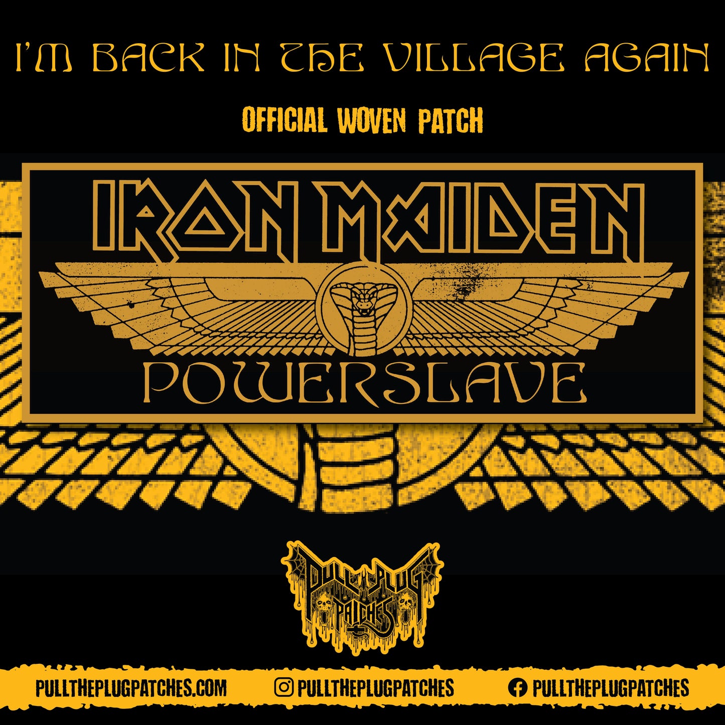 Iron Maiden - Powerslave - Strip Patch