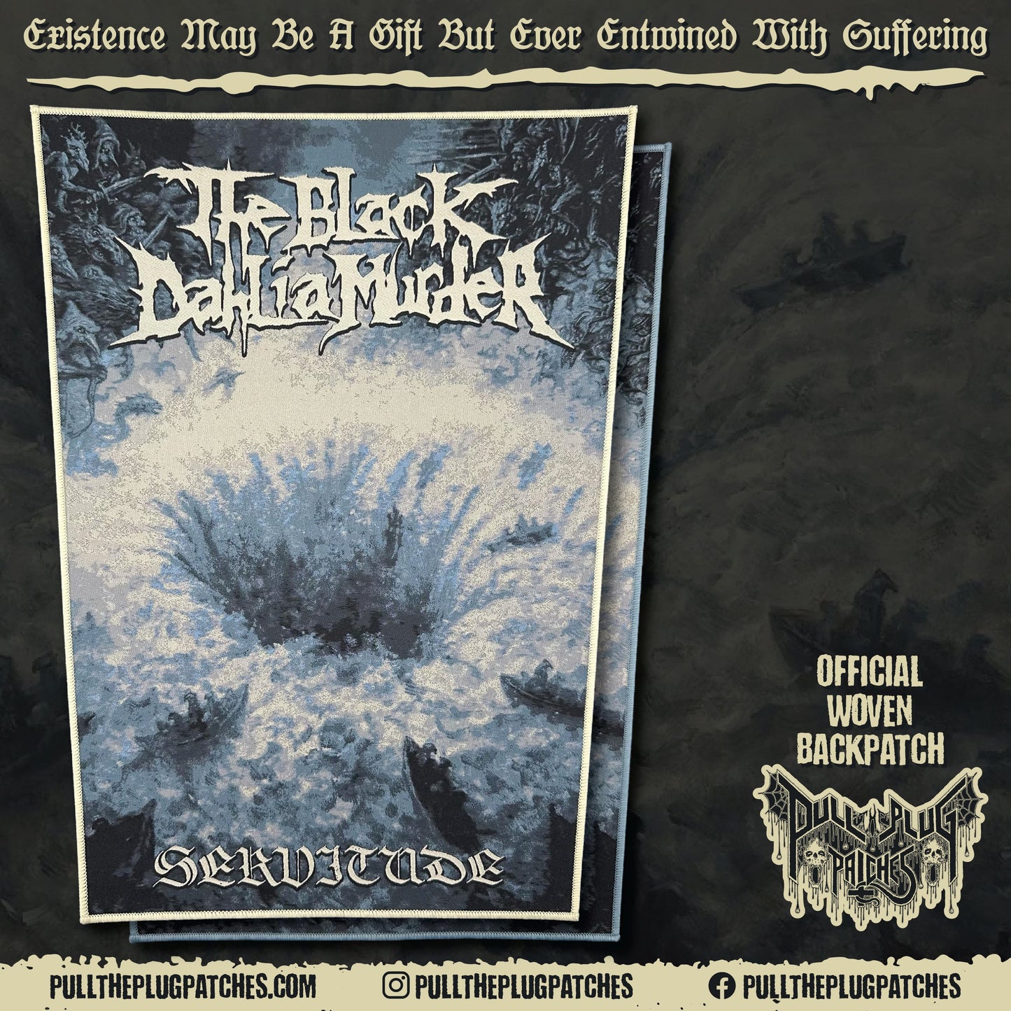 The Black Dahlia Murder - Servitude - Backpatch