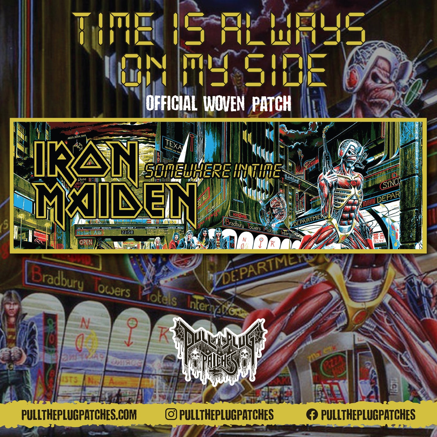 Iron Maiden - Somewhere In Time - Strip Patch