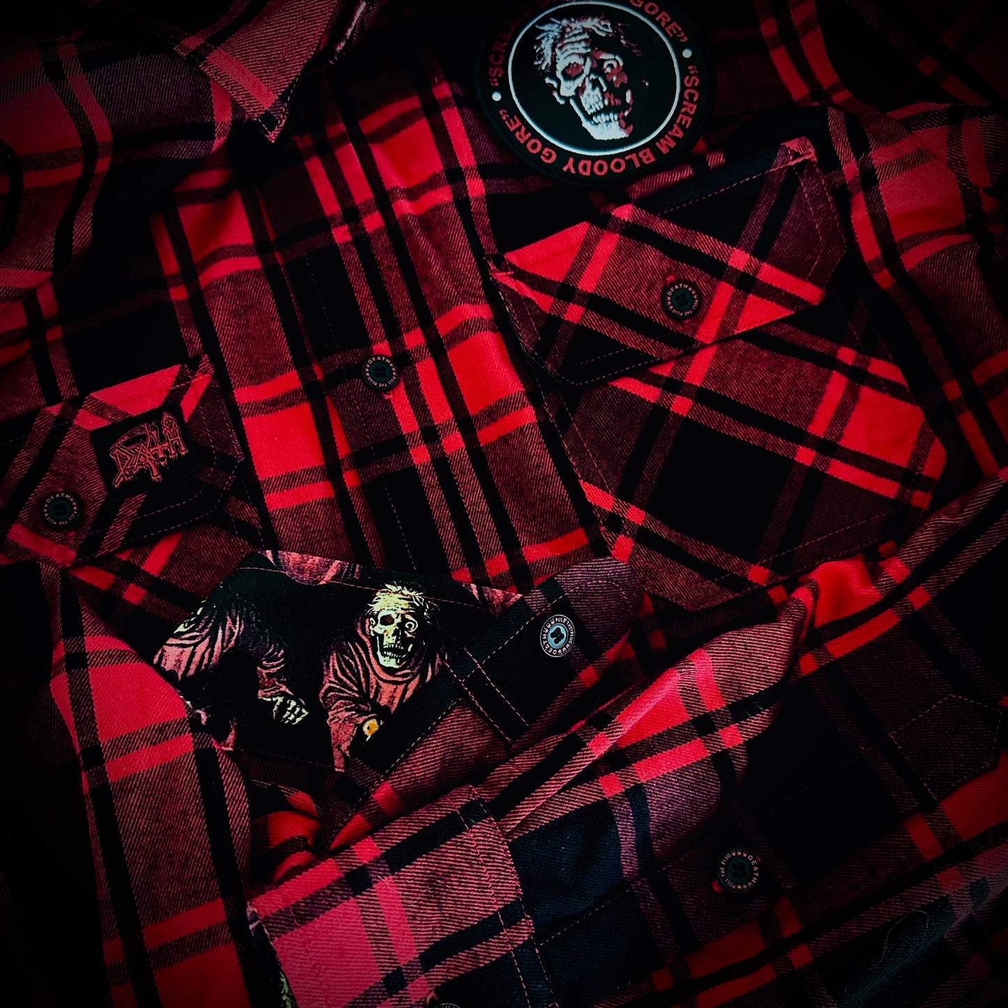 Death - Scream Bloody Gore - Flannel Shirt