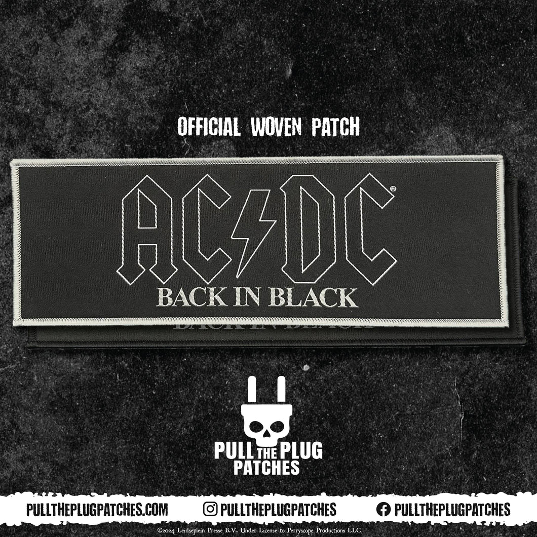 AC/DC -Back In Black - Strip Patch