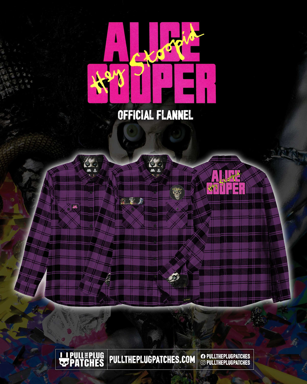 Alice Cooper - Hey Stoopid - Flannel Shirt