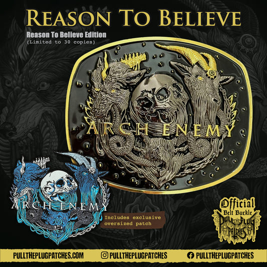 Arch Enemy - Belt Buckle - Reason To Believe Edition