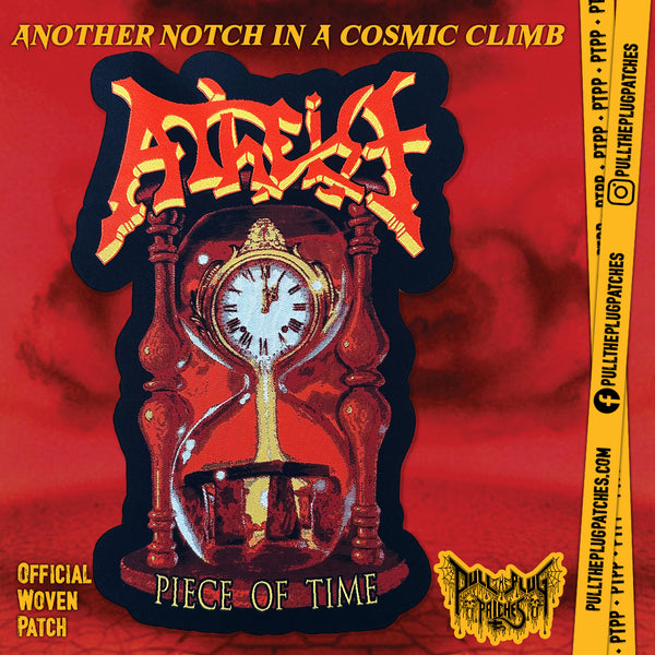 Atheist - Piece Of Time - Oversize Patch – Pull The Plug