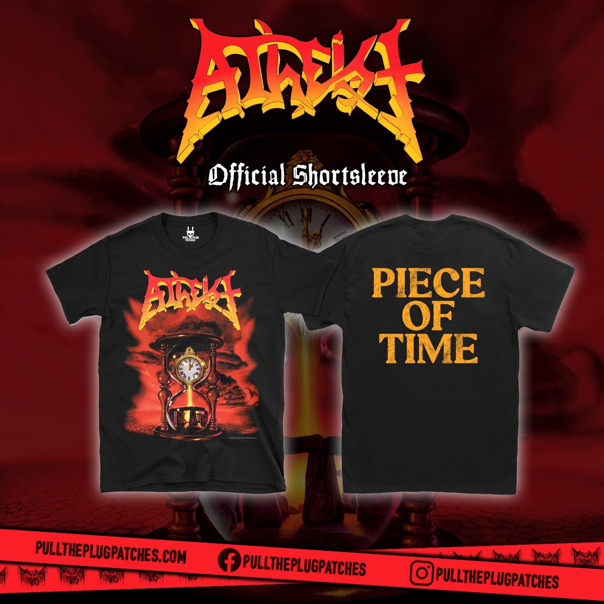 Atheist - Piece Of Time - Shortsleeve Shirt – Pull The Plug