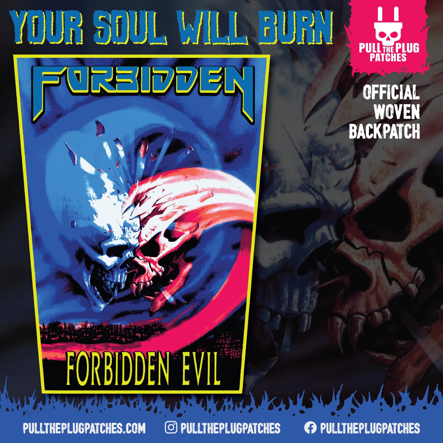 Forbidden - Forbidden Evil - Backpatch