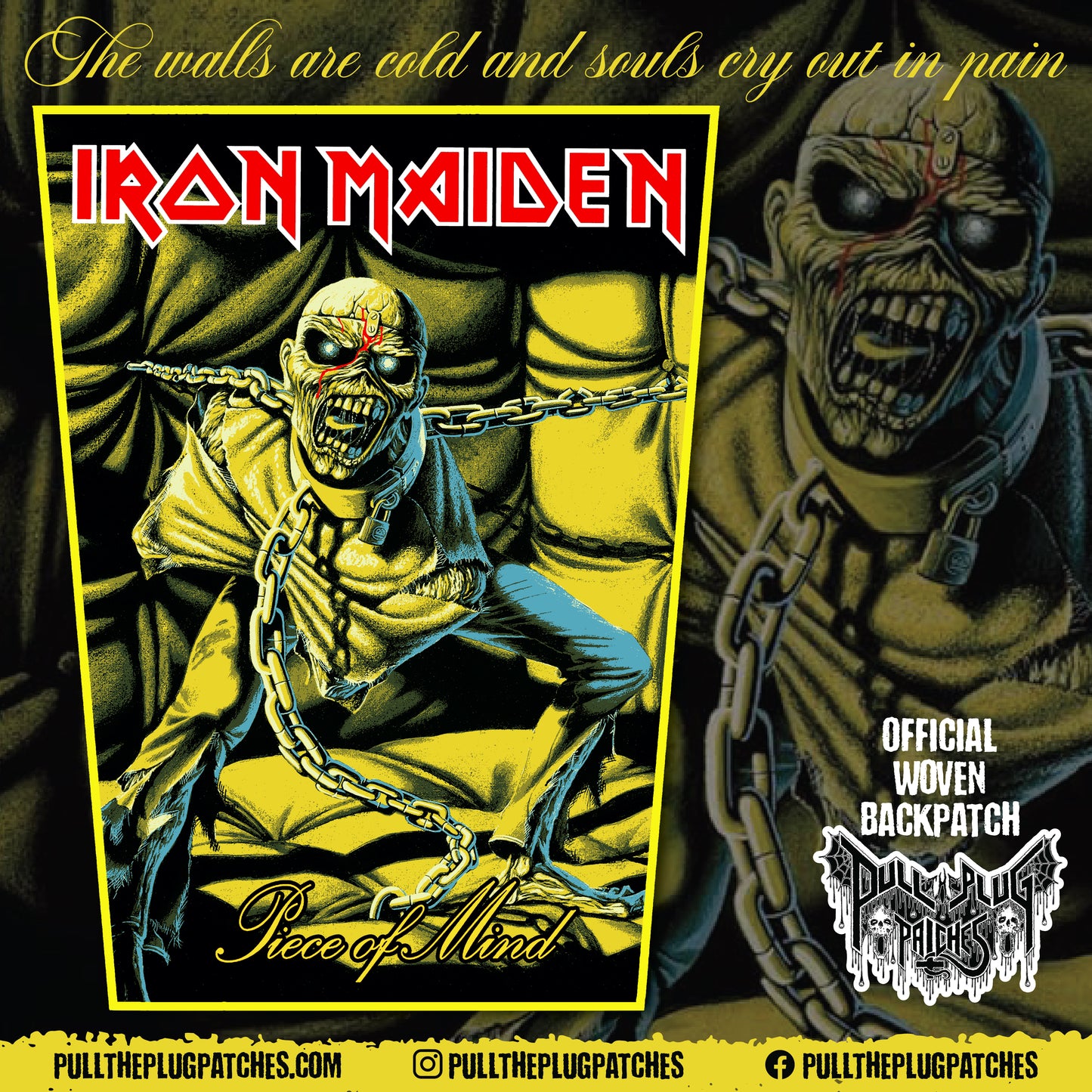 Iron Maiden - Piece Of Mind - Backpatch