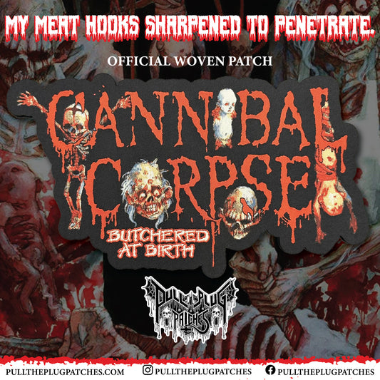 Cannibal Corpse - Butchered Logo - Oversize Patch