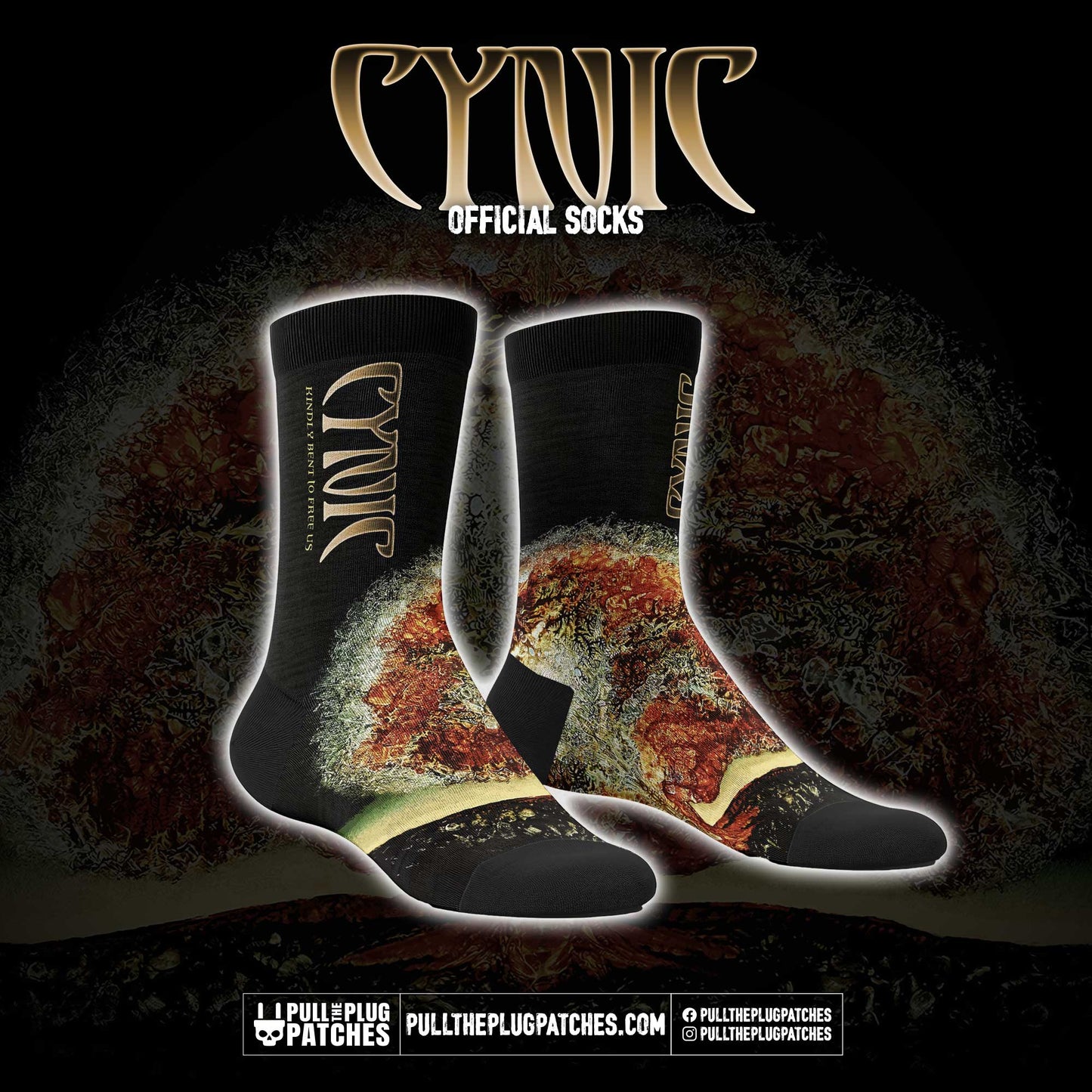 Cynic - Kindly Bent To Free Us - Socks