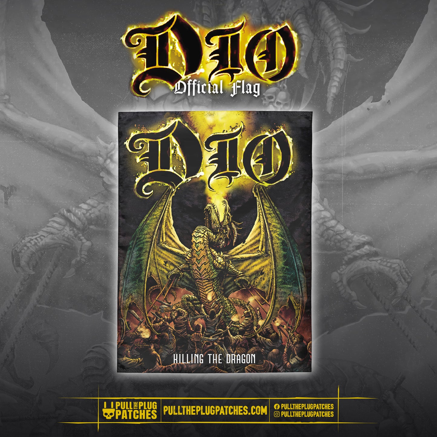 Dio - Killing The Dragon - Flag