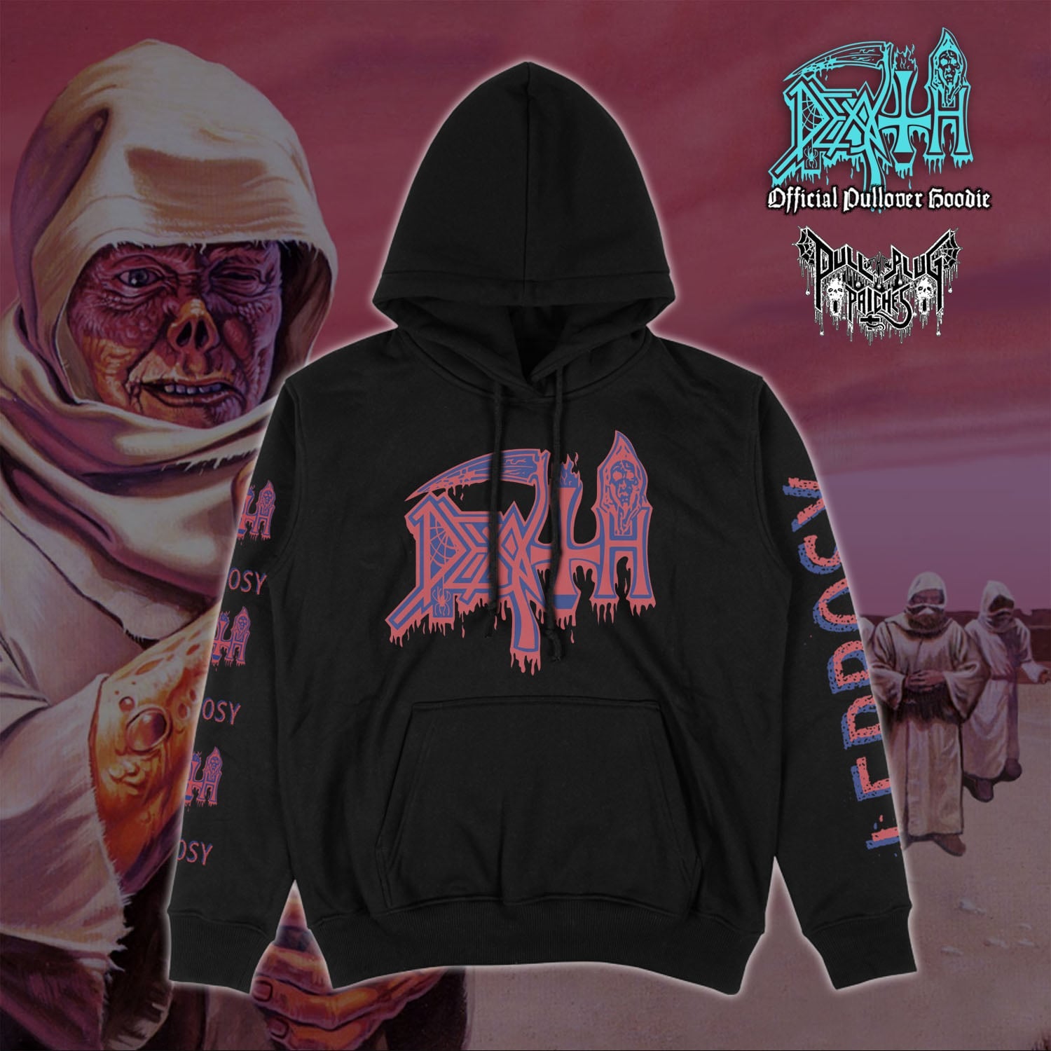Death pullover hoodie sale