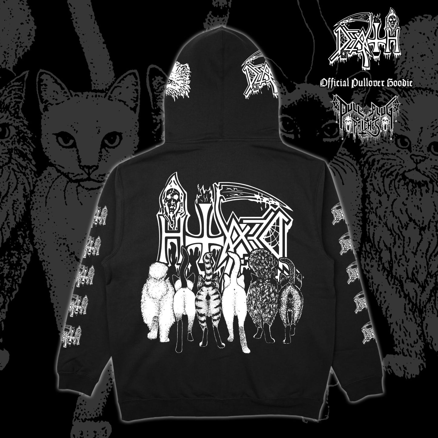 Death - Kittens - Deluxe Zipper Hoodie