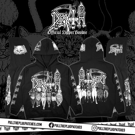 Death - Kittens - Deluxe Zipper Hoodie