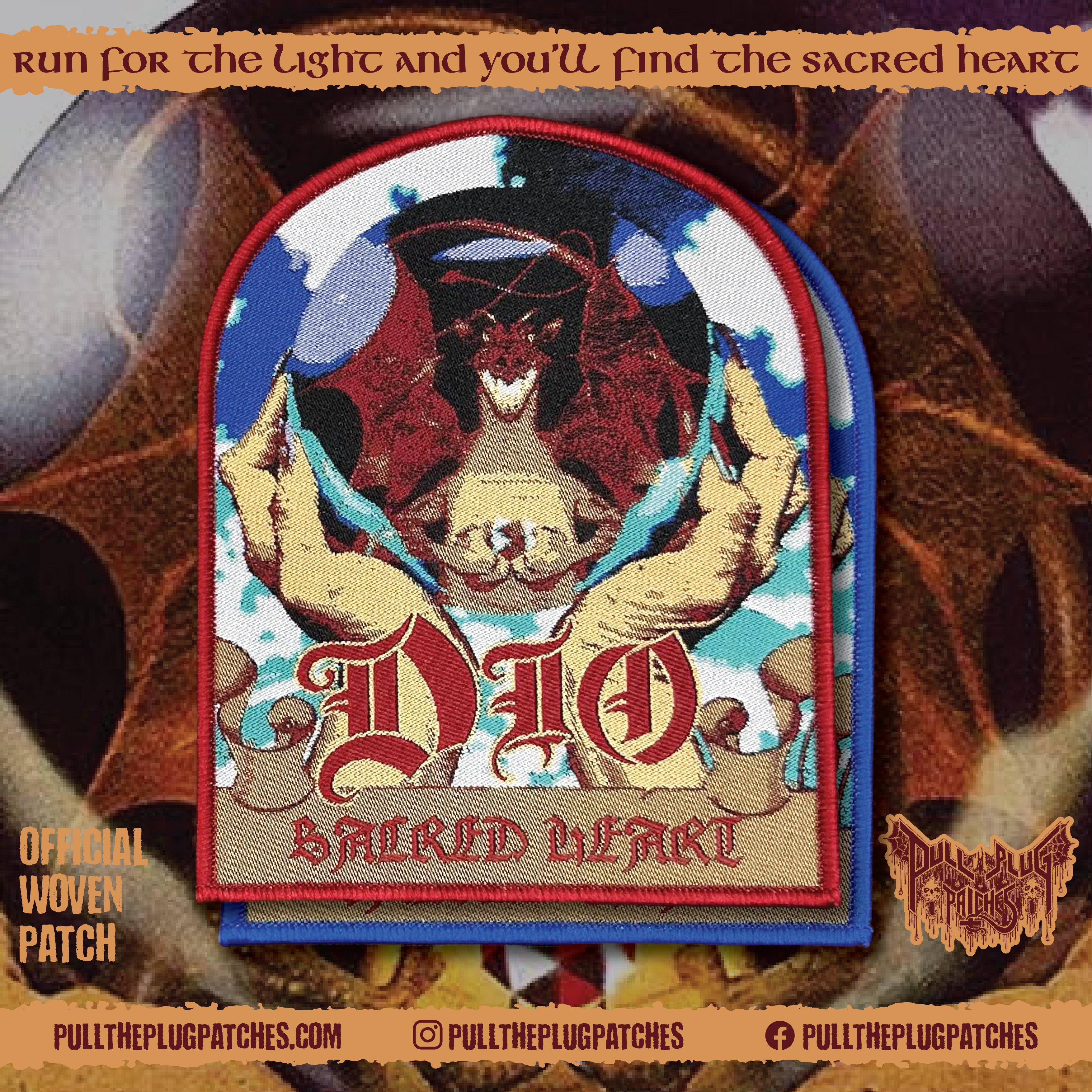 Dio - Sacred Heart - Patch – Pull The Plug