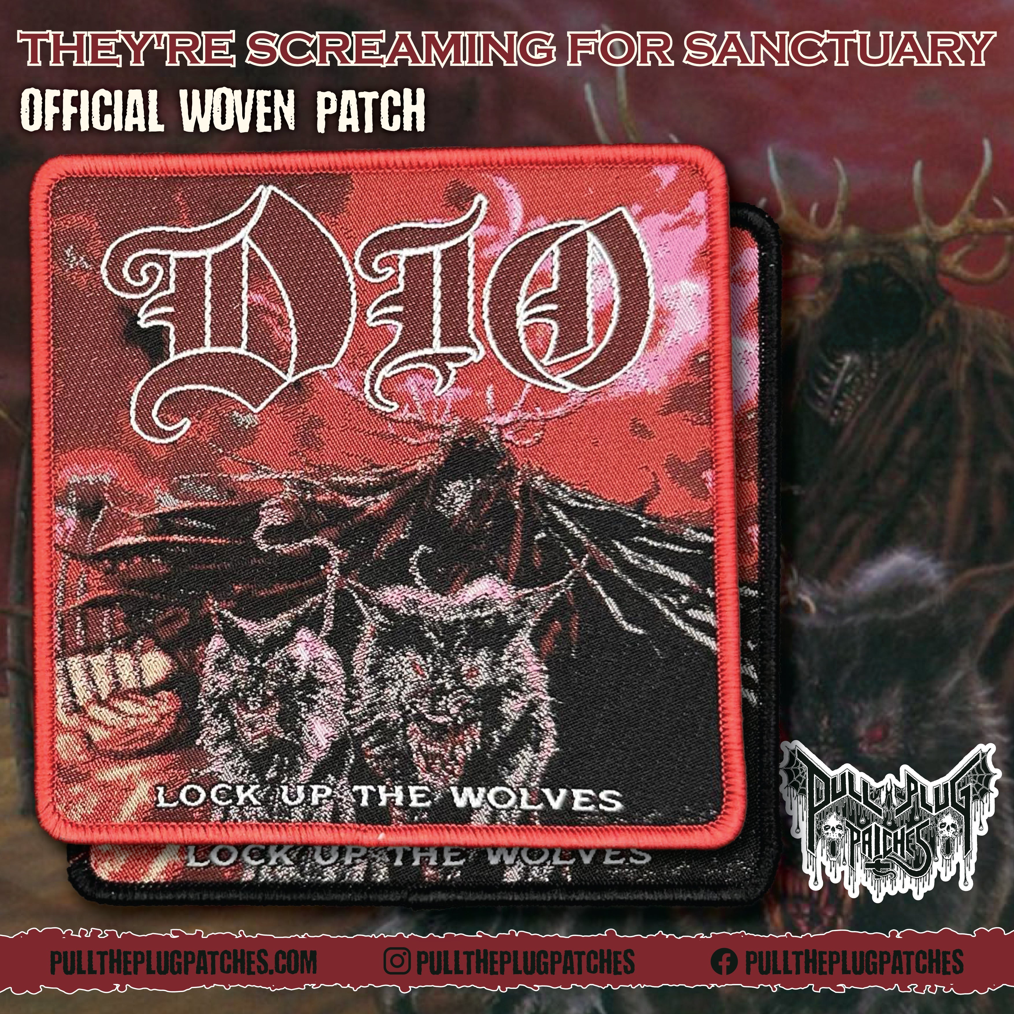 Dio - Lock Up The Wolves - Patch – Pull The Plug
