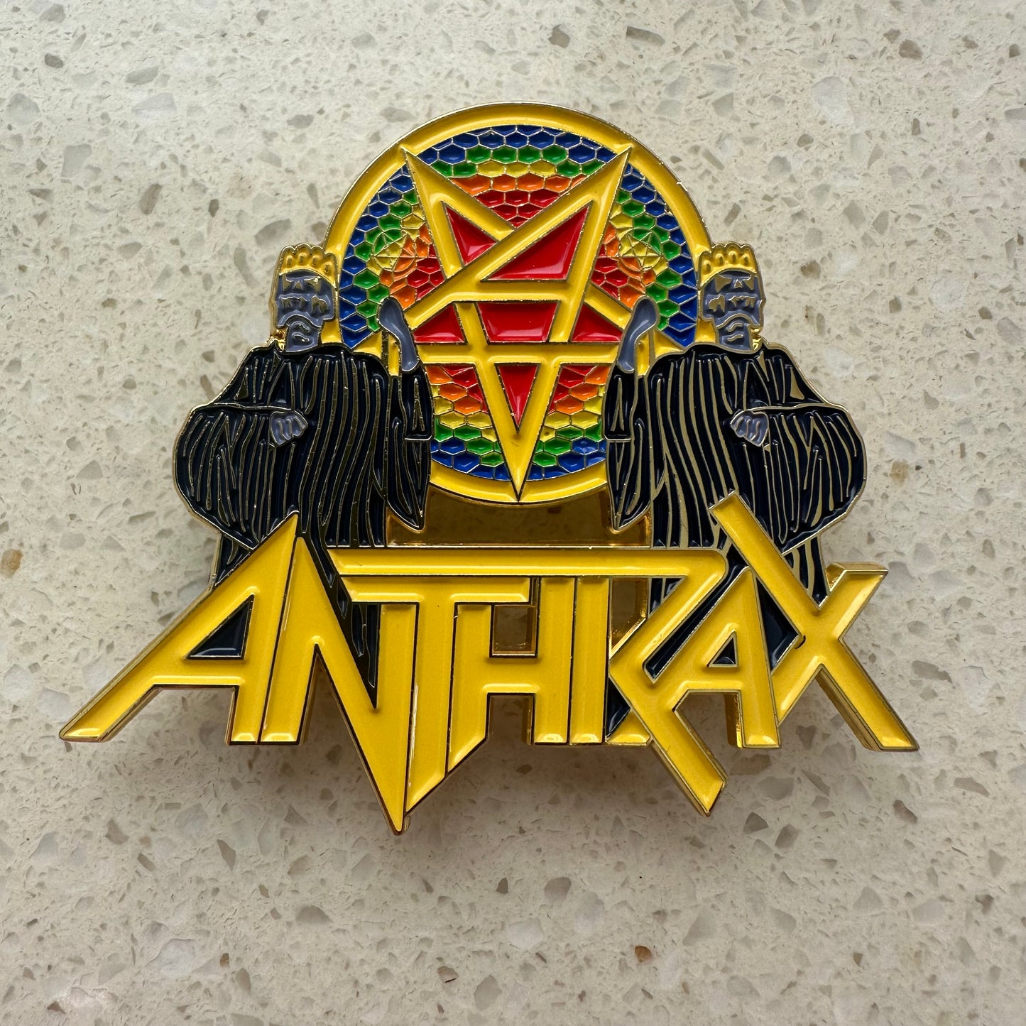 Anthrax - For All Kings (Yellow Logo) - Metal Pin