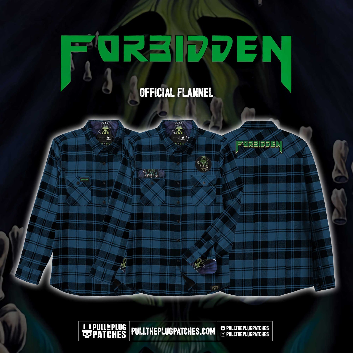 Forbidden - Twisted Into Form - Flannel Shirt