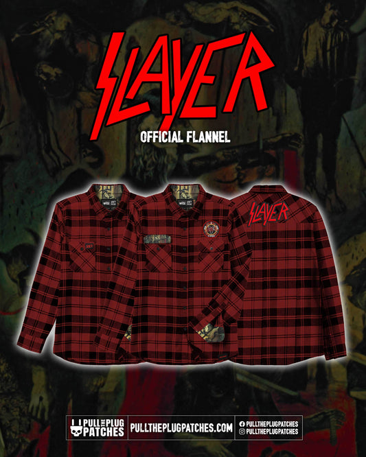Slayer - Reign In Blood 40th Anniversary - Flannel Shirt (Limited Edition)