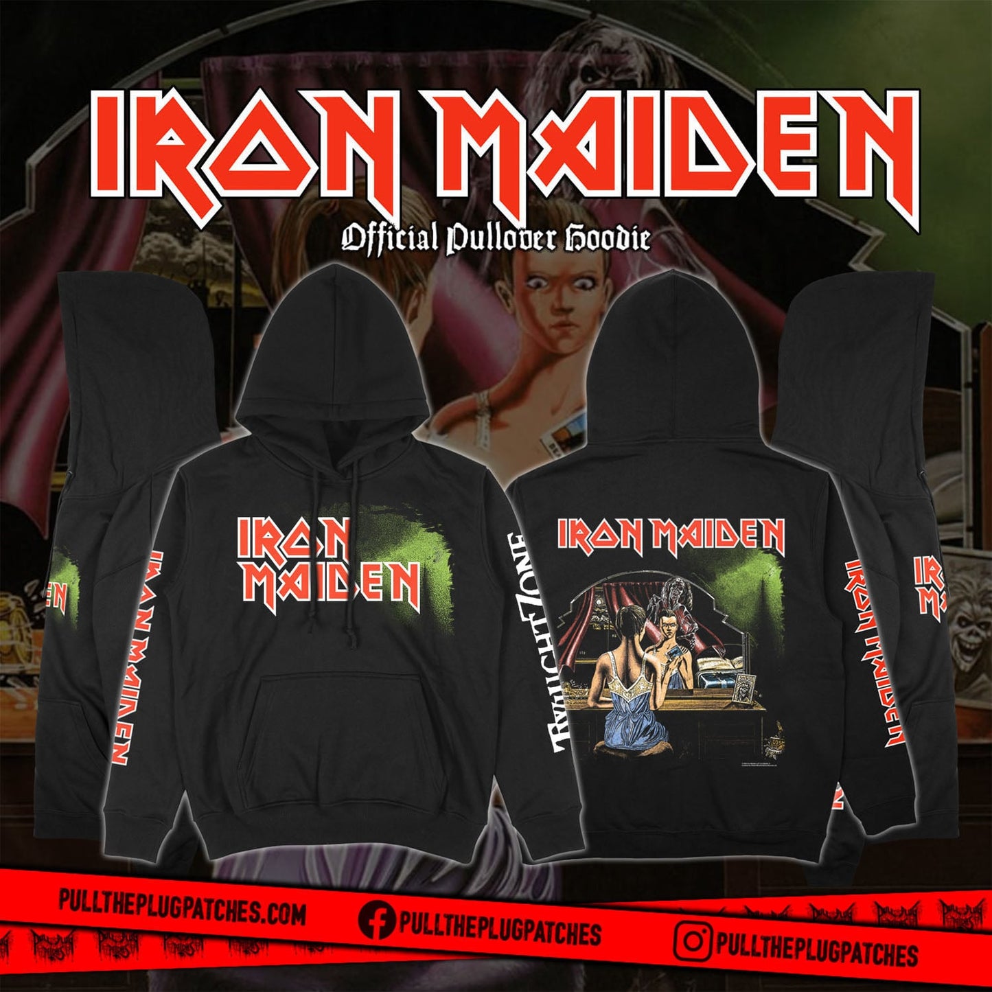 Iron Maiden - Twilight Zone - Pullover Hoodie