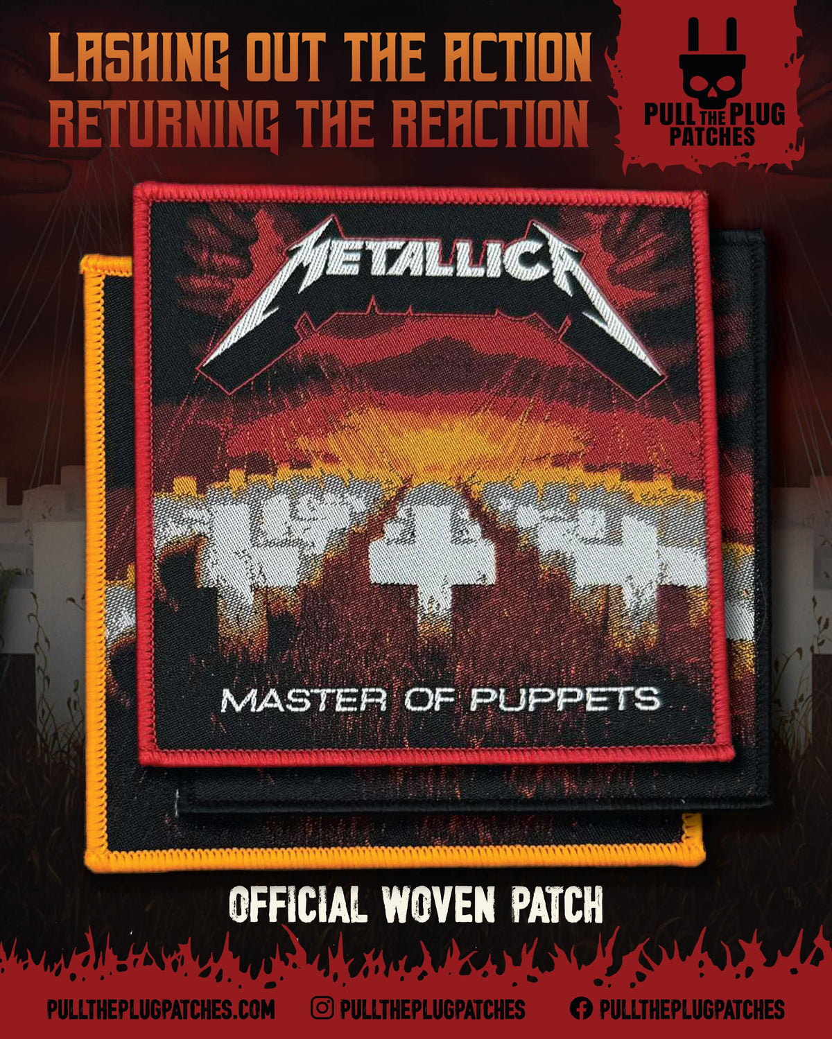 Metallica - Master of Puppets -  Square Patch