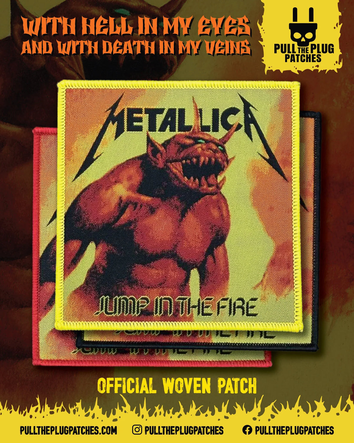 Metallica - Jump In The Fire - Keep The Hellfire Lit - Windbreaker Set