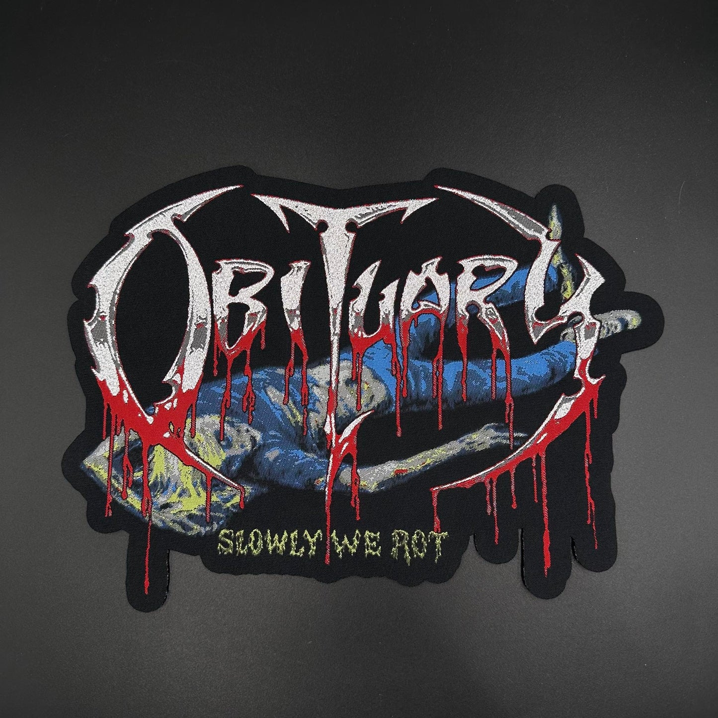 Obituary - Slowly We Rot - Oversize Patch