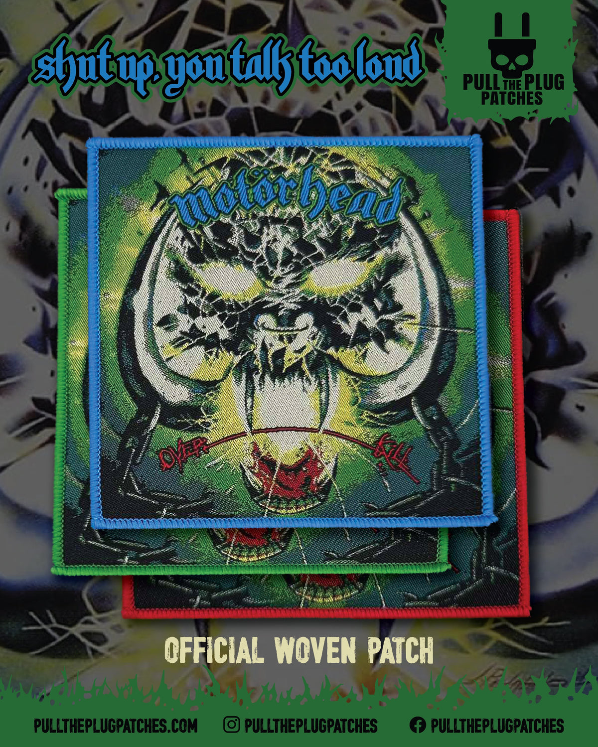 Motorhead - Overkill -  Square Patch