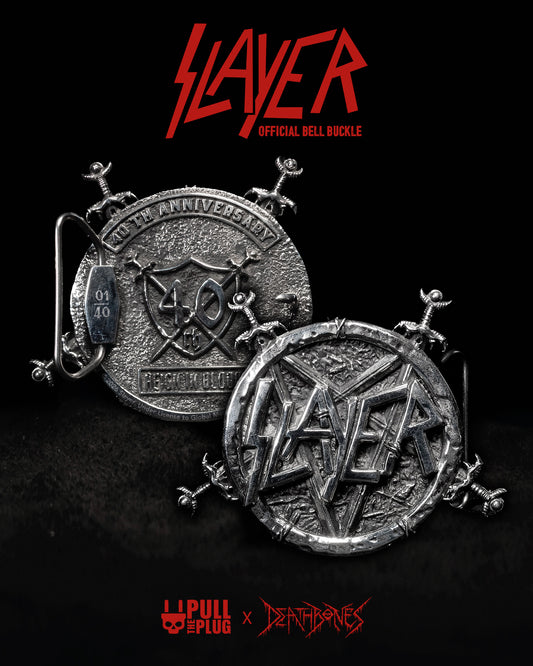 Slayer - Reign In Blood 40th Anniversary - Belt Buckle (Limited Edition)
