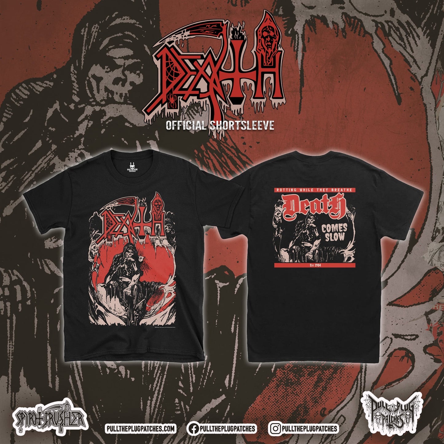 Death - Death Comes Slow - Shortsleeve Shirt