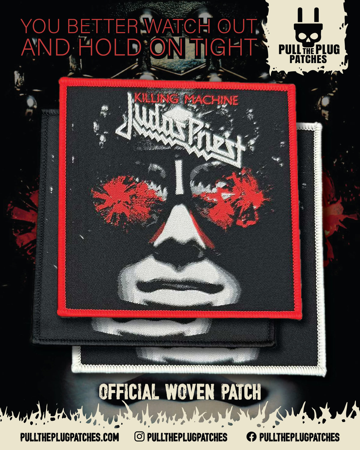 Judas Priest - Killing Machine -  Square Patch