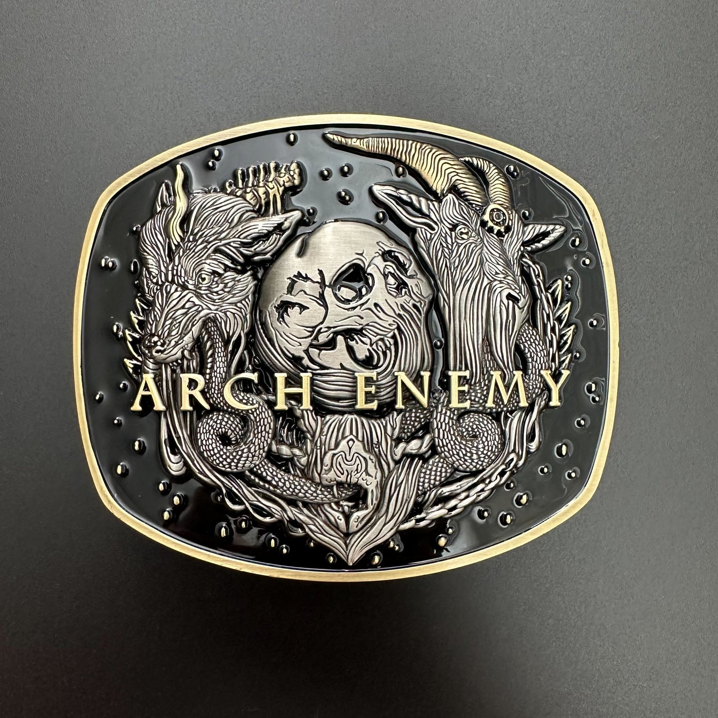 Arch Enemy - Belt Buckle - The World Is Yours Edition