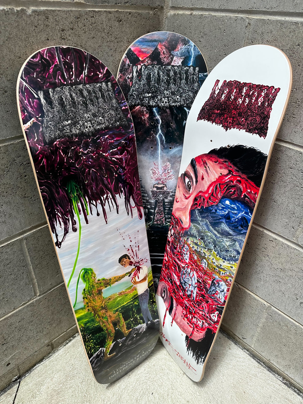 Undeath - Lesions Of A Different Kind - Skateboard
