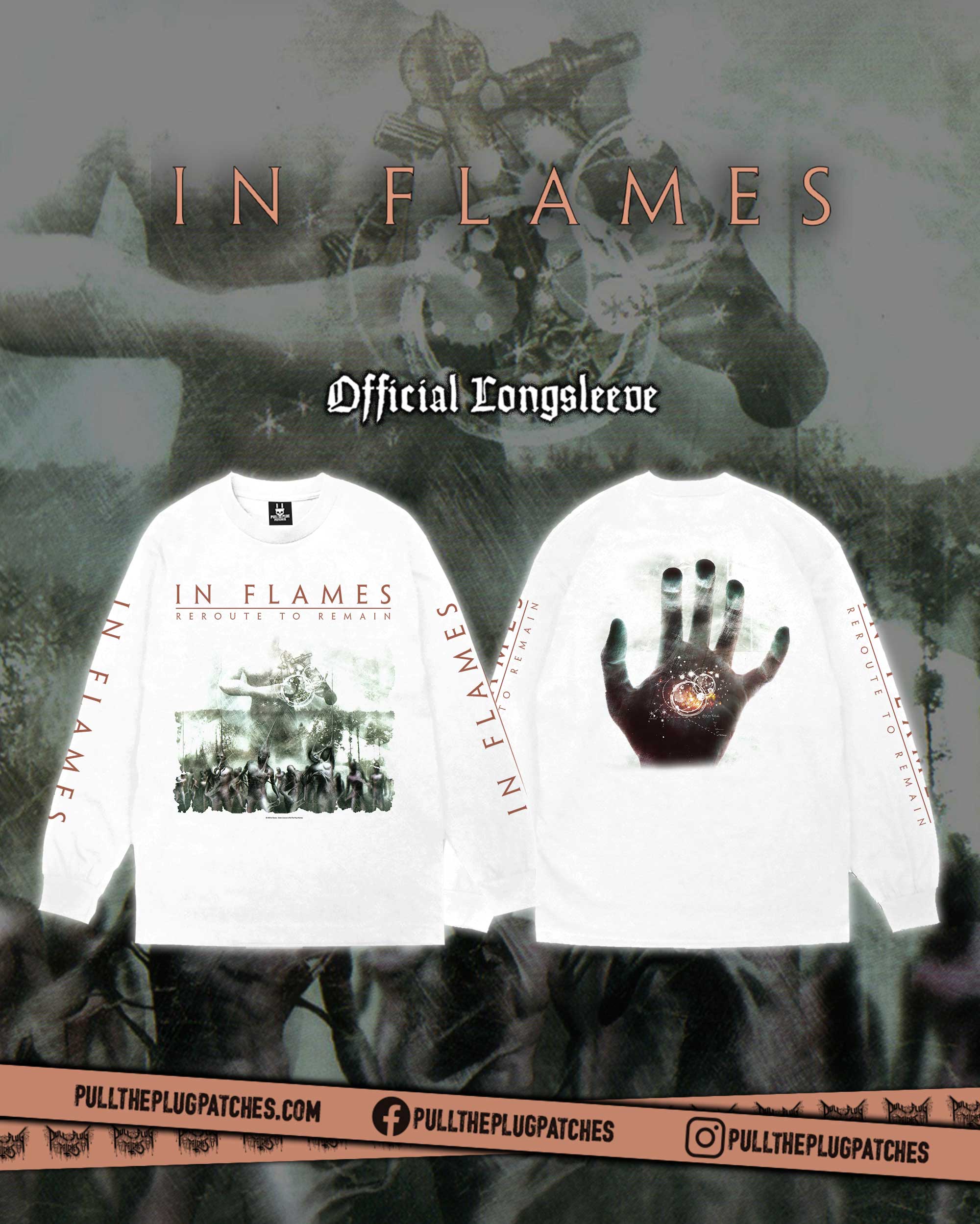 In Flames - Reroute To Remain - Longsleeve Shirt – Pull The Plug