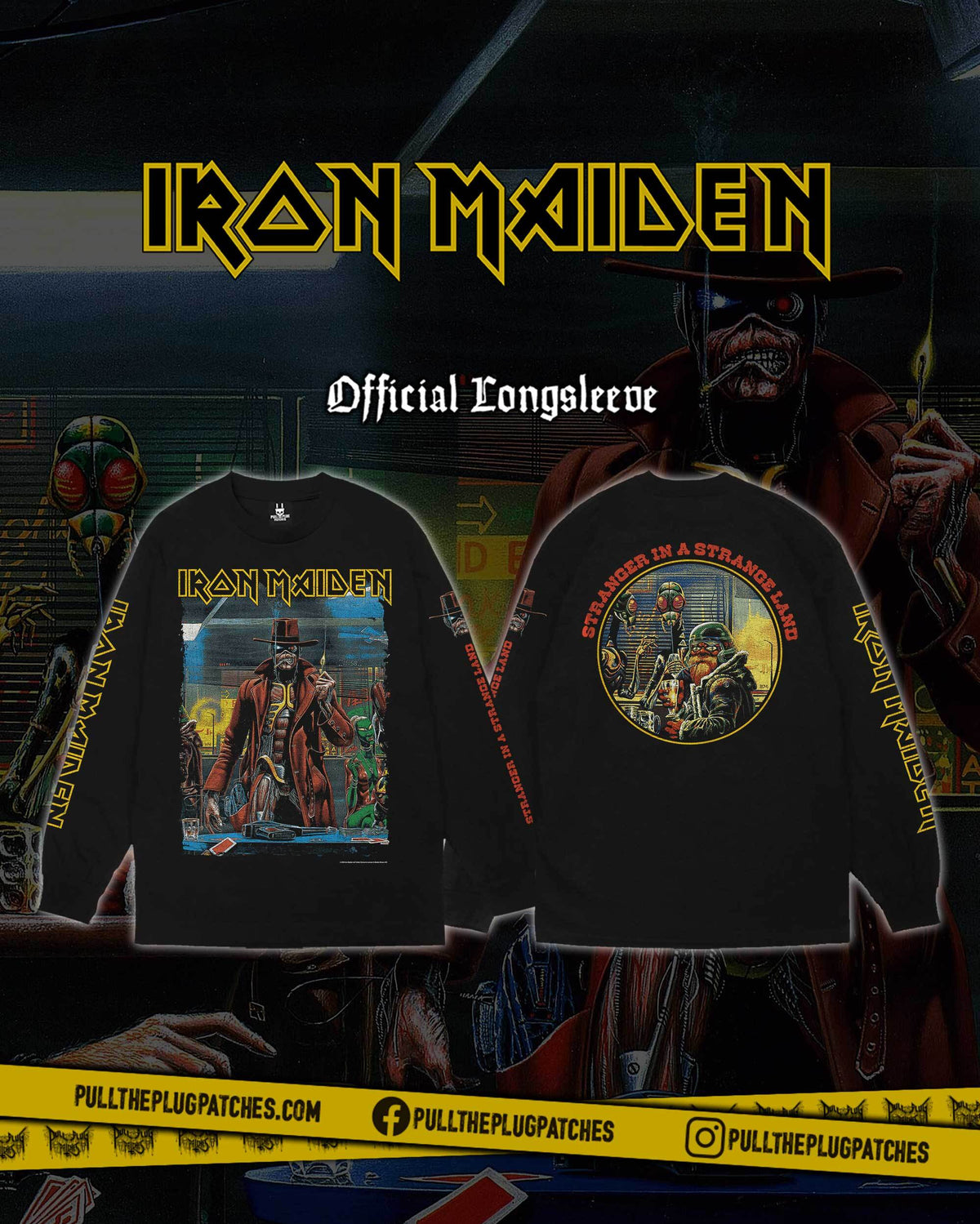 Iron Maiden - Stranger In A Strange Land - Longsleeve Shirt