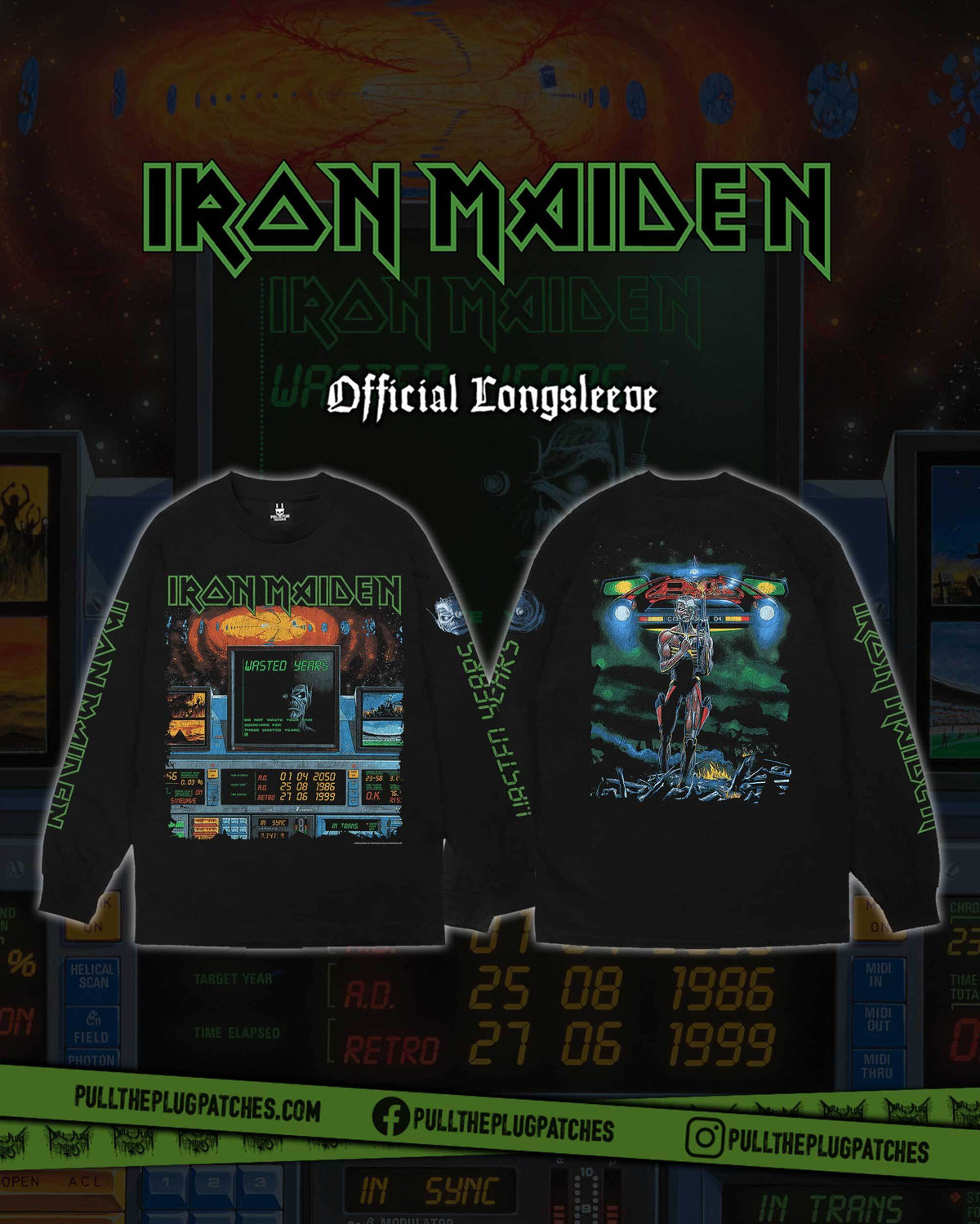 Iron Maiden - Wasted Years - Longsleeve Shirt